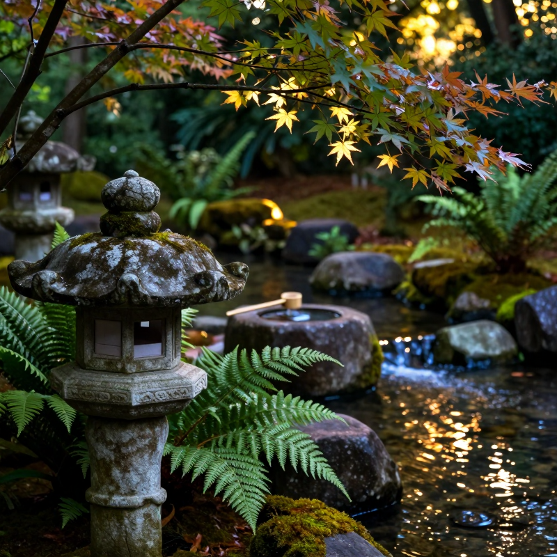 Japanese Garden Scene