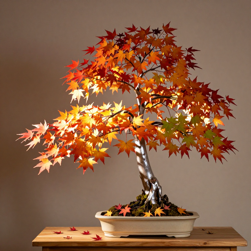 紅葉的盆栽